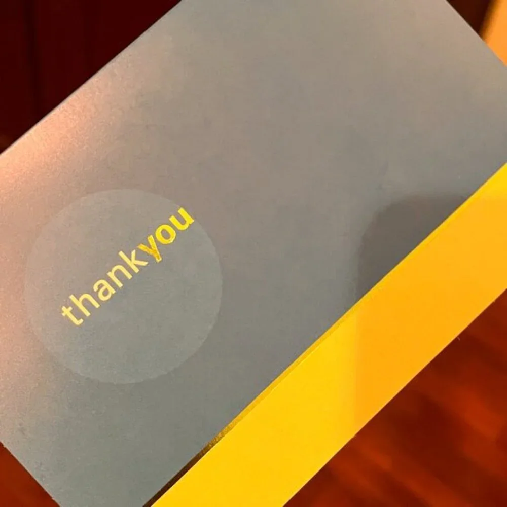 Thank You Note Cards by‎ Papyrus (12 cards & envelopes)